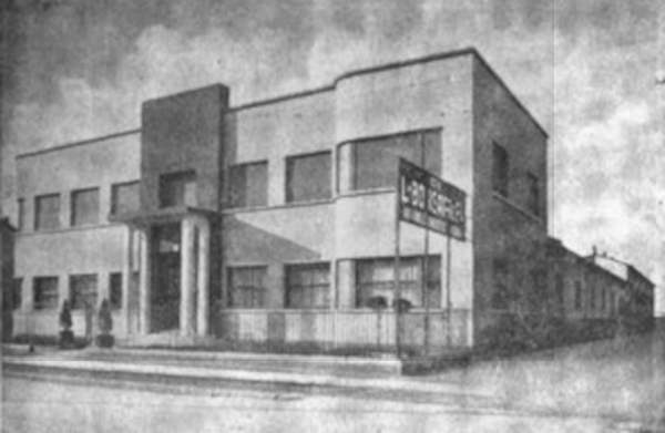 Stabilimento Borsari su via Trento a Parma nel 1938