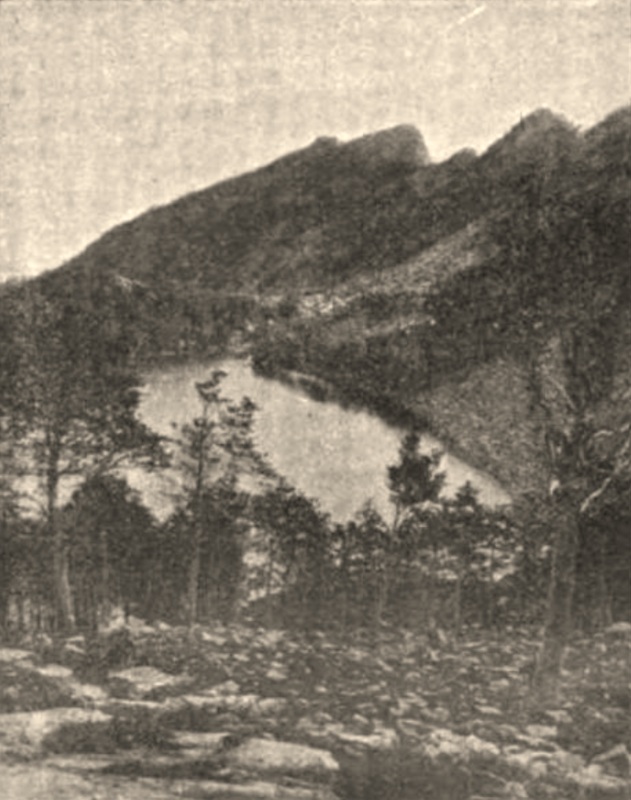 Il lago Santo a inizio Novecento