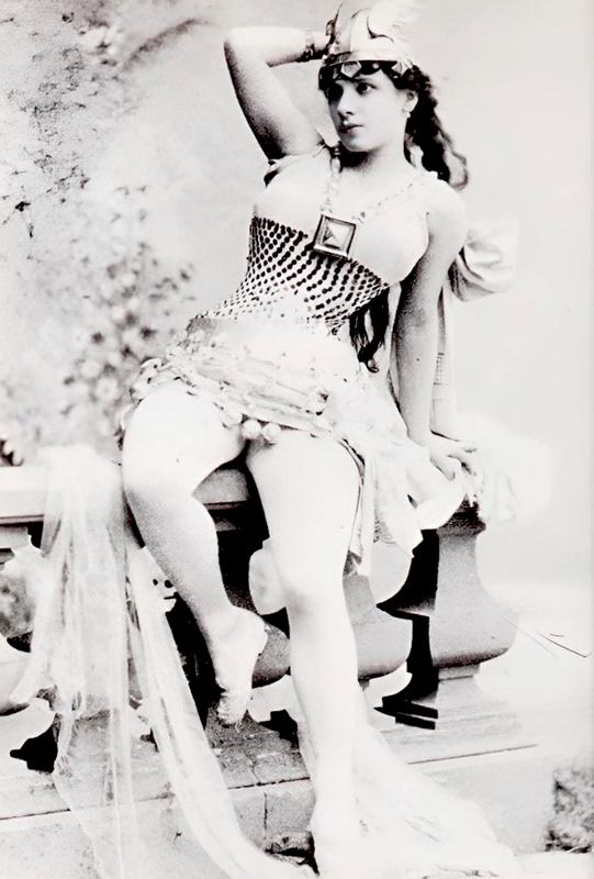 Virginia Zucchi a Parigi nel 1883, quando interpreta Sieba o la spada di Wodan